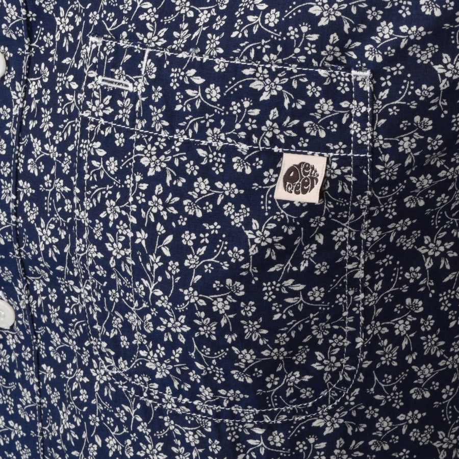 Alternative Image for ProductPretty Green Japanese Print Shirt Navy3